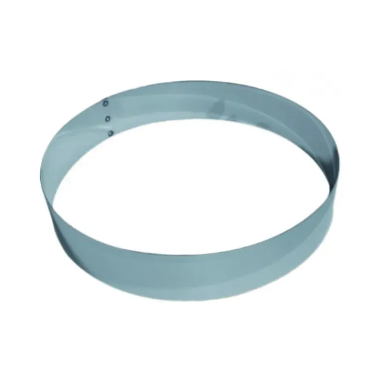Cercle à Mousse Inox 18 cm x H 4,5 cm Gobel