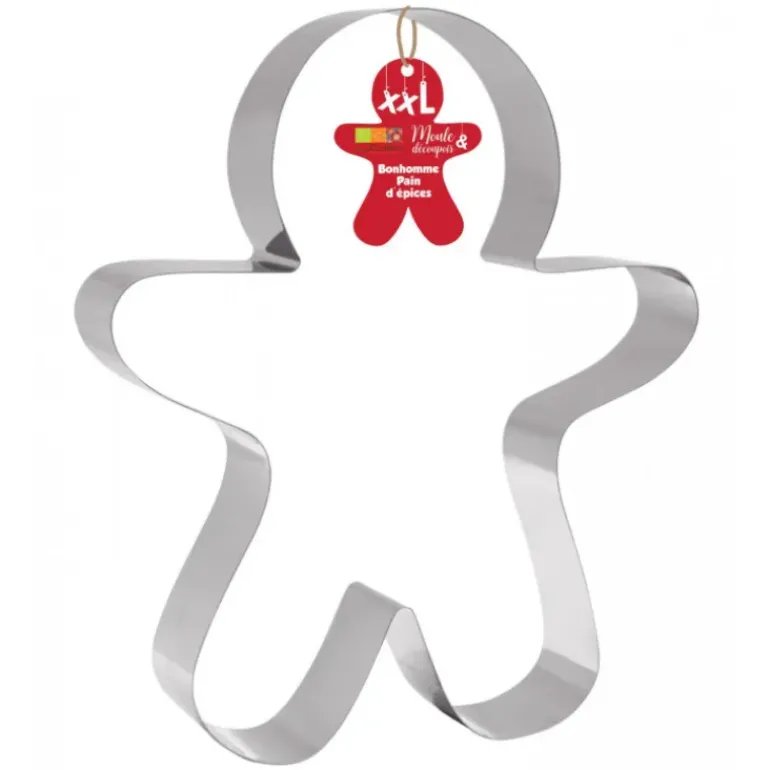 Cercle à Pâtisserie Inox Bonhomme XXL 29 x 24 cm ScrapCooking