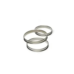 Cercle à Tarte Inox 28 cm x H 2,7 cm Mallard Ferrière