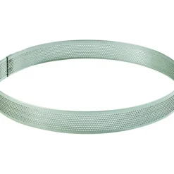 Cercle à Tarte Inox Perforé Ø18 cm H.2 cm