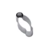 Cercle Inox Coquille de Noël 26 x 9,5 cm x H 4,5 cm Gobel
