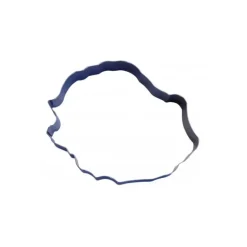 Cercle Inox Pays Réunion 24 x 20 cm x H 4,5 cm Gobel