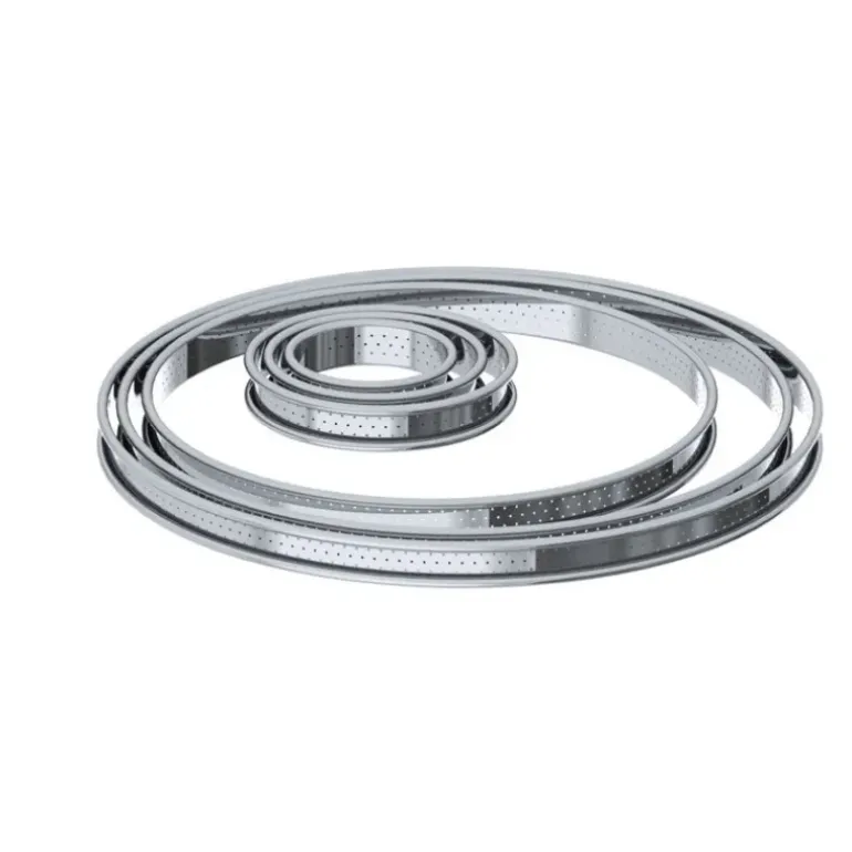 Cercle perforé Ø 8 cm en Inox par De Buyer