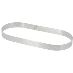 Cercle perforé forme Oblong 30 x 11 cm de L'école Valrhona par De Buyer