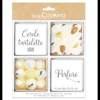 Cercles à Tarte Individuels Perforés Carrés 8 cm (x4) Scrapcooking