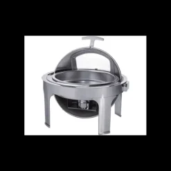 Chaffing Dish pour Bac Rond 6,8 L Couvercle Rotatif Roll Top Pujadas