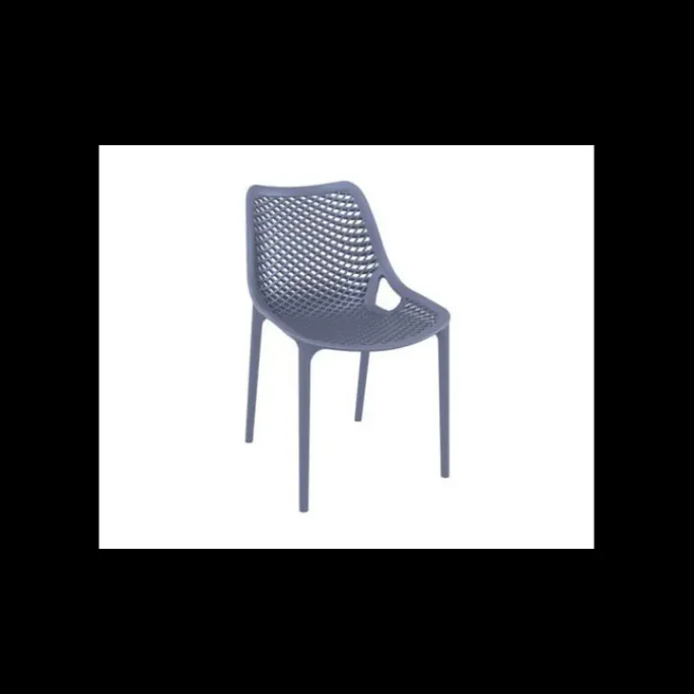 Chaise de Jardin Empilable Air Anthracite Siesta