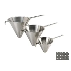 Chinois de Cuisine Inox Ø 18,5 cm x H 16 cm Perforation 1,5 mm De Buyer