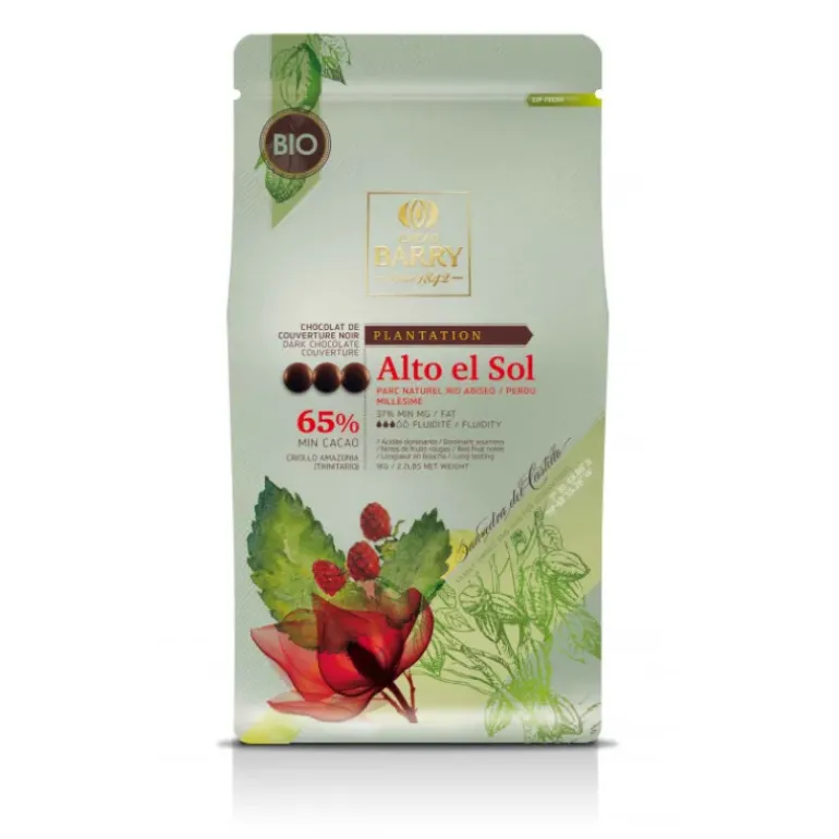 Chocolat Bio Noir Alto El Sol 65% 1 kg
