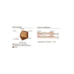 Chocolat lait origine Ghana 40,5% 1 kg