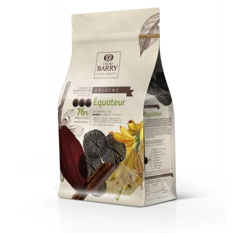 Chocolat Noir Origine Equateur 76% 1 kg