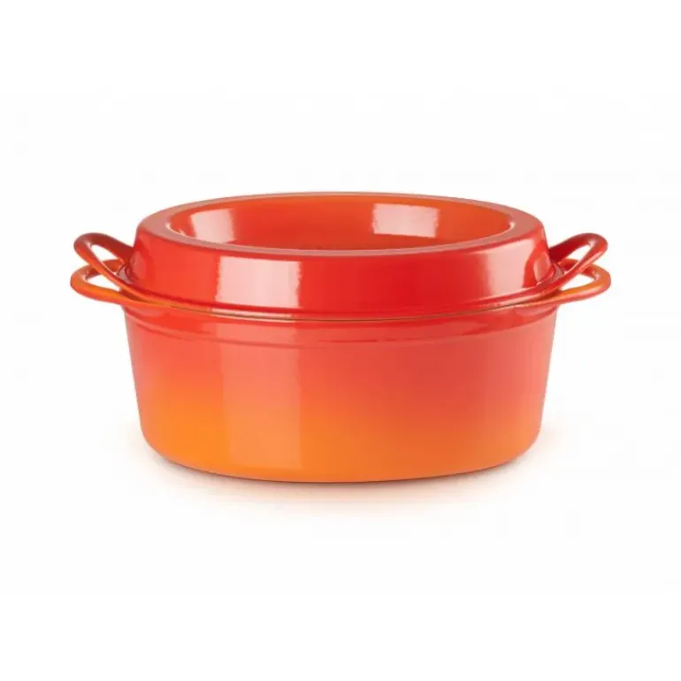 Cocotte Doufeu Ovale en Fonte 32 cm Noir Mat Le Creuset
