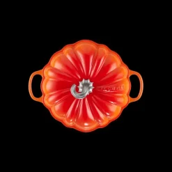 Cocotte en Fonte Citrouille 24 cm Volcanique Le Creuset