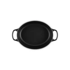 Cocotte en fonte Ovale 29 cm Noir mat Le Creuset Signature