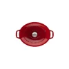 Cocotte en Fonte Ovale 33 cm Rubis Chasseur