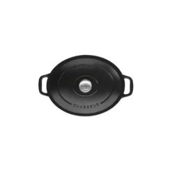Cocotte en Fonte Ovale 27 cm Noir Mat Chasseur