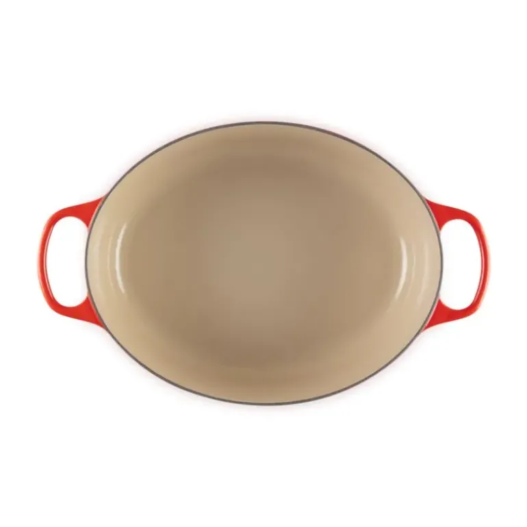 Cocotte en Fonte Ovale 35 cm Cerise Le Creuset Signature