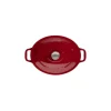 Cocotte en Fonte Ovale 29 cm Rouge Chasseur
