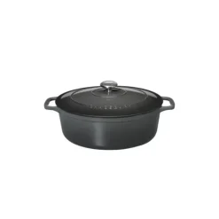 Cocotte en Fonte Ovale 27 cm Caviar Chasseur