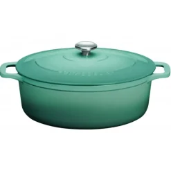 Cocotte en Fonte Ovale 29 cm Quartz Chasseur