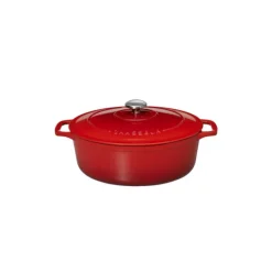 Cocotte en Fonte Ovale 25 cm Rubis Chasseur