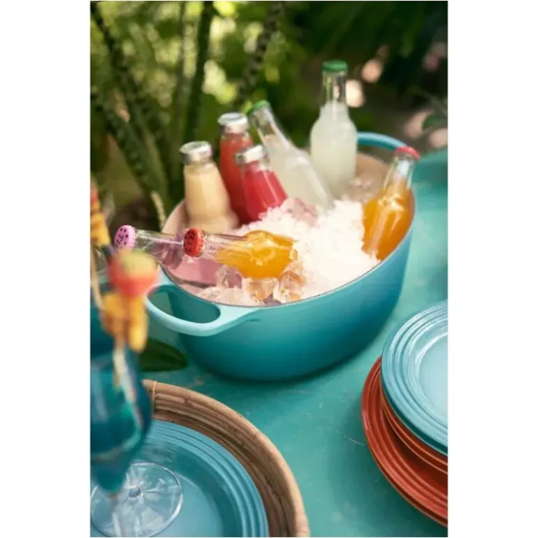 Cocotte en fonte Ovale 31 cm Caraïbes Le Creuset Signature