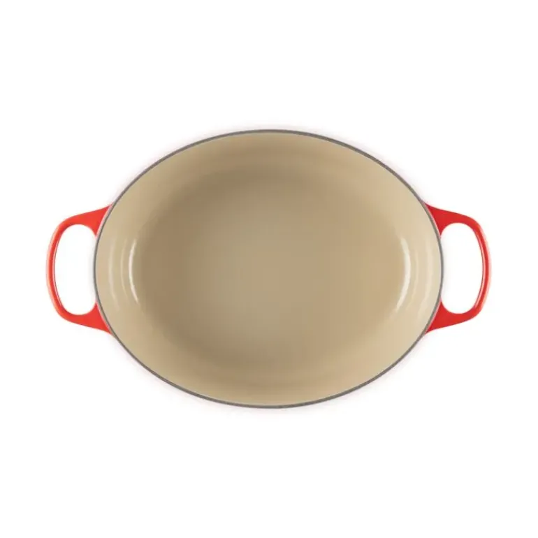 Cocotte en Fonte Ovale 33 cm Cerise Le Creuset Signature