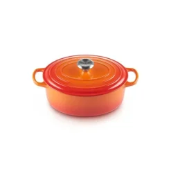 Cocotte en Fonte Ovale 29 cm Volcanique Le Creuset Signature