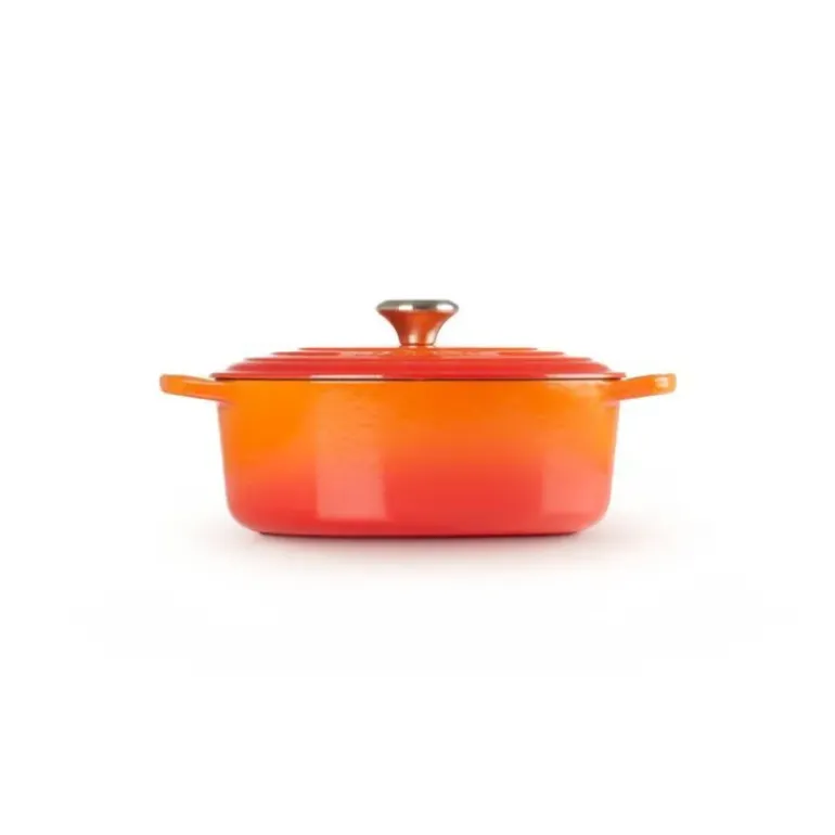 Cocotte en Fonte Ovale 29 cm Volcanique Le Creuset Signature