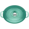 Cocotte en Fonte Ovale 33 cm Quartz Chasseur