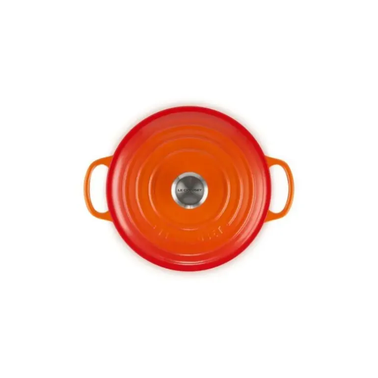 Cocotte en fonte Ronde 26 cm Volcanique Le Creuset Signature