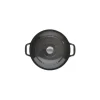 Cocotte en Fonte Ronde 24 cm Caviar Chasseur