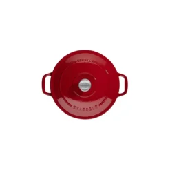 Cocotte en Fonte Ronde 20 cm Rouge Chasseur