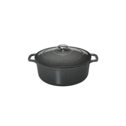 Cocotte en Fonte Ronde 18 cm Caviar Chasseur