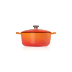 Cocotte en fonte Ronde 24 cm Volcanique Le Creuset Signature