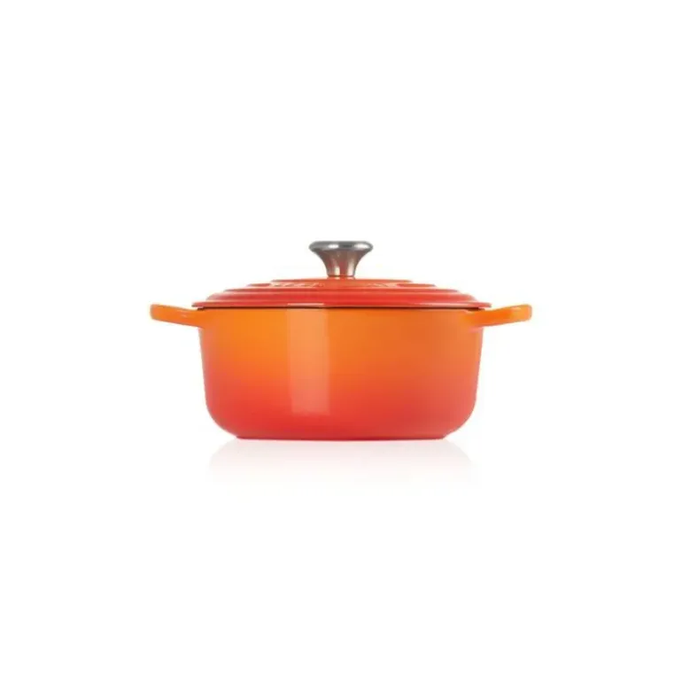Cocotte en fonte Ronde 24 cm Volcanique Le Creuset Signature