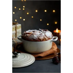 Cocotte en fonte Ronde 20 cm Meringue Signature Le Creuset