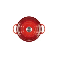 Cocotte en Fonte Ronde 28 cm Cerise Le Creuset Signature