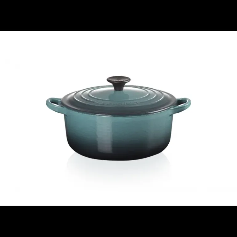 Cocotte en Fonte Ronde Tradition 20 cm Océan Le Creuset