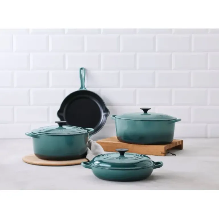 Cocotte en Fonte Ronde Tradition 20 cm Océan Le Creuset