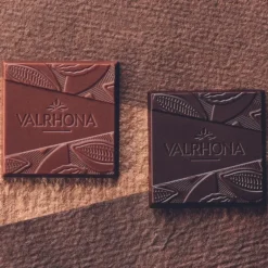 Coffret 32 Carrés de Chocolats Noir et Lait Les Essentiels 160 g Valrhona