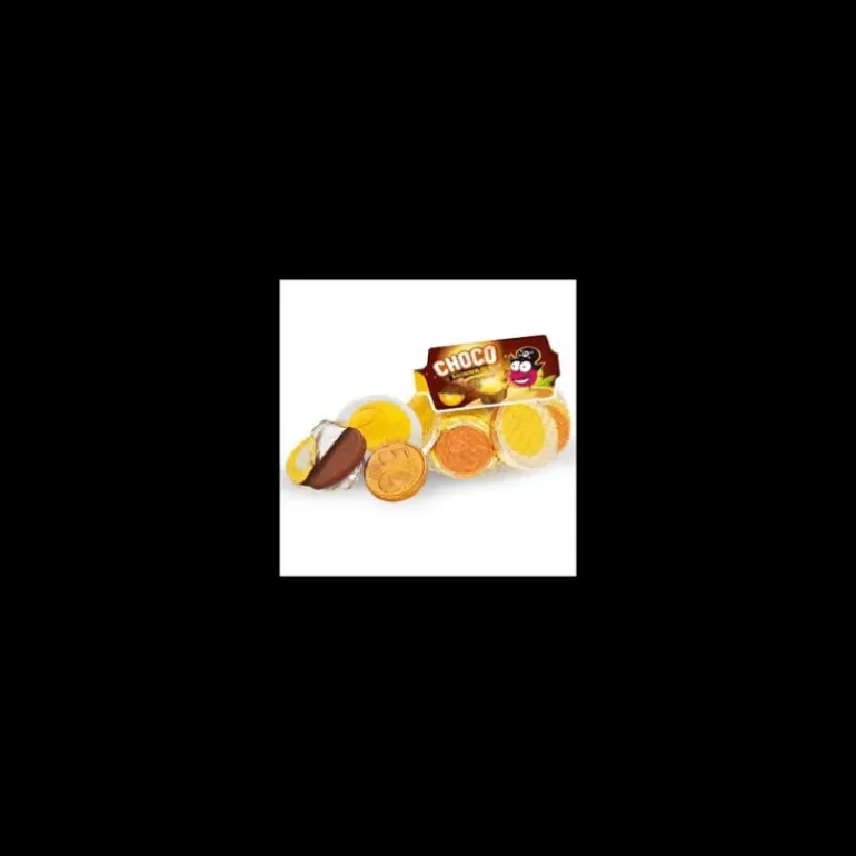 Coffret 24 cm 80 Filets de Pièces en Chocolat 30g Chocomonnaie