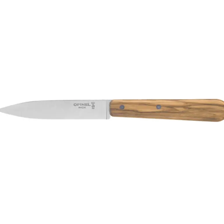 Coffret 3 Couteaux de Cuisine et un Eplucheur Olivier Les Essentiels Opinel