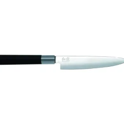Coffret 3 Couteaux Japonais Universel 10 cm Universel 15 cm et Santoku 16,5 cm Wasabi Black Kai