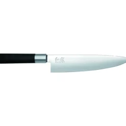 Coffret 3 Couteaux Japonais Universel 10 cm Universel 15 cm et Chef 20 cm Wasabi Black Kai