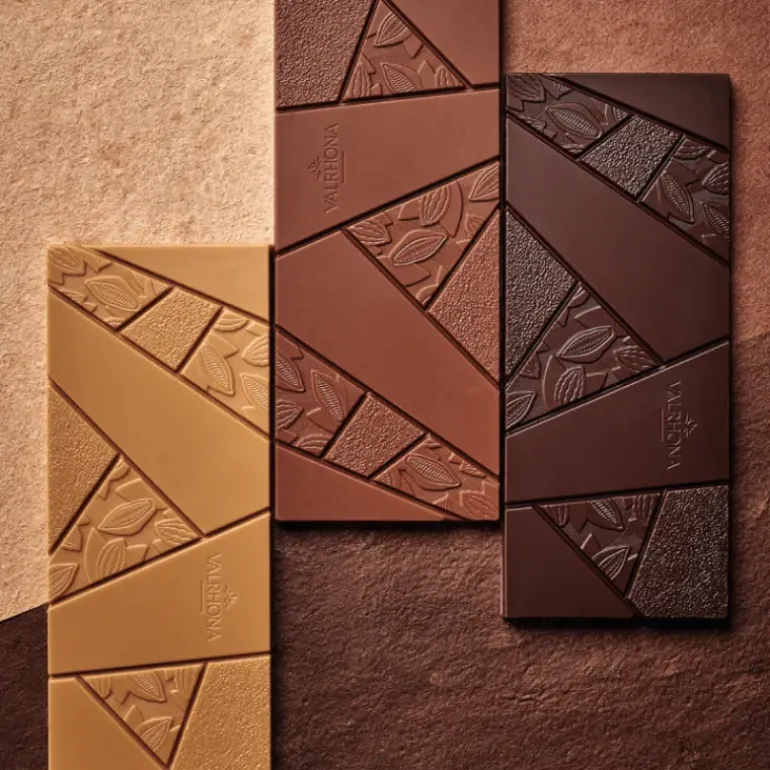 Coffret 6 Tablettes de Chocolat Noël 420 g Valrhona