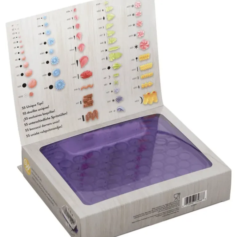 Coffret de Douilles Pâtissières 55 Pièces Wilton