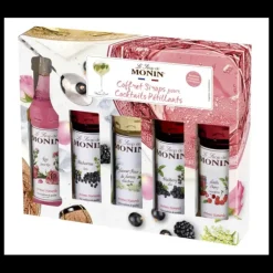 Coffret Dégustation Sirops pour Cocktails et Pétillants 5 x 5 cl Monin