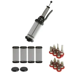 Coffret Le Tube Pro Piston à Pâtisserie + Recharges et Douilles De Buyer