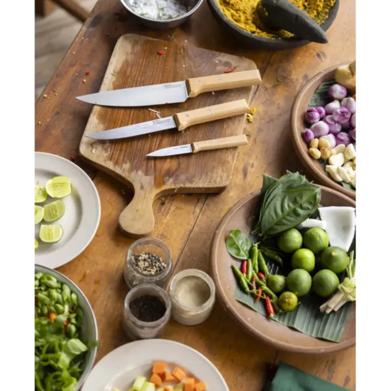 Coffret Trio Couteaux de Cuisine Parallèle Opinel
